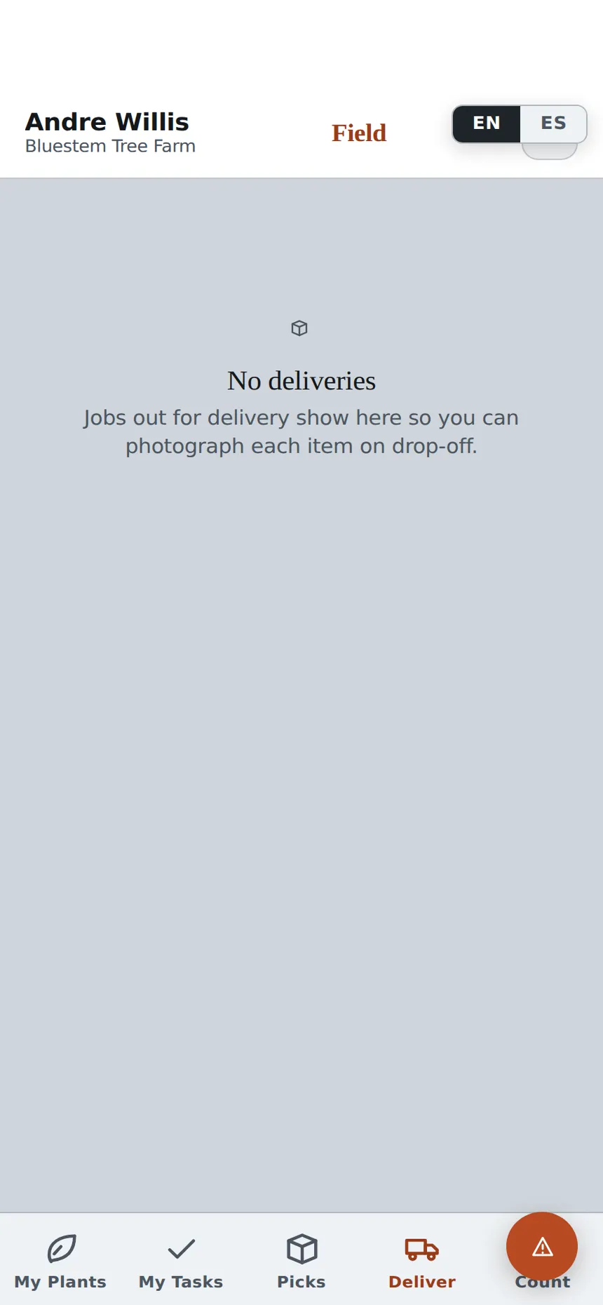 Field App: Deliver